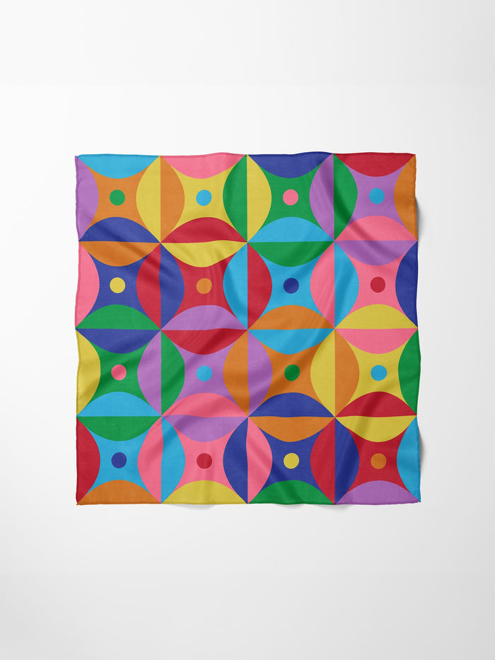 Hand-Stitched Silk Scarf