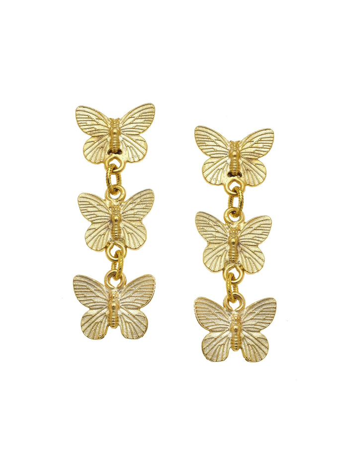 Hannah Butterfly Drop Earring