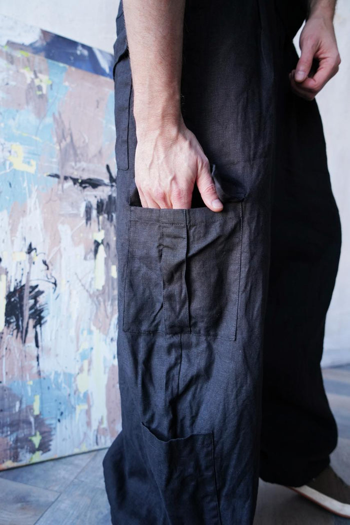 Harem Linen Pants ANDO - IN STOCK