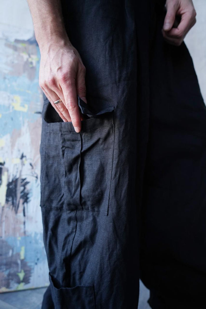 Harem Linen Pants ANDO - IN STOCK