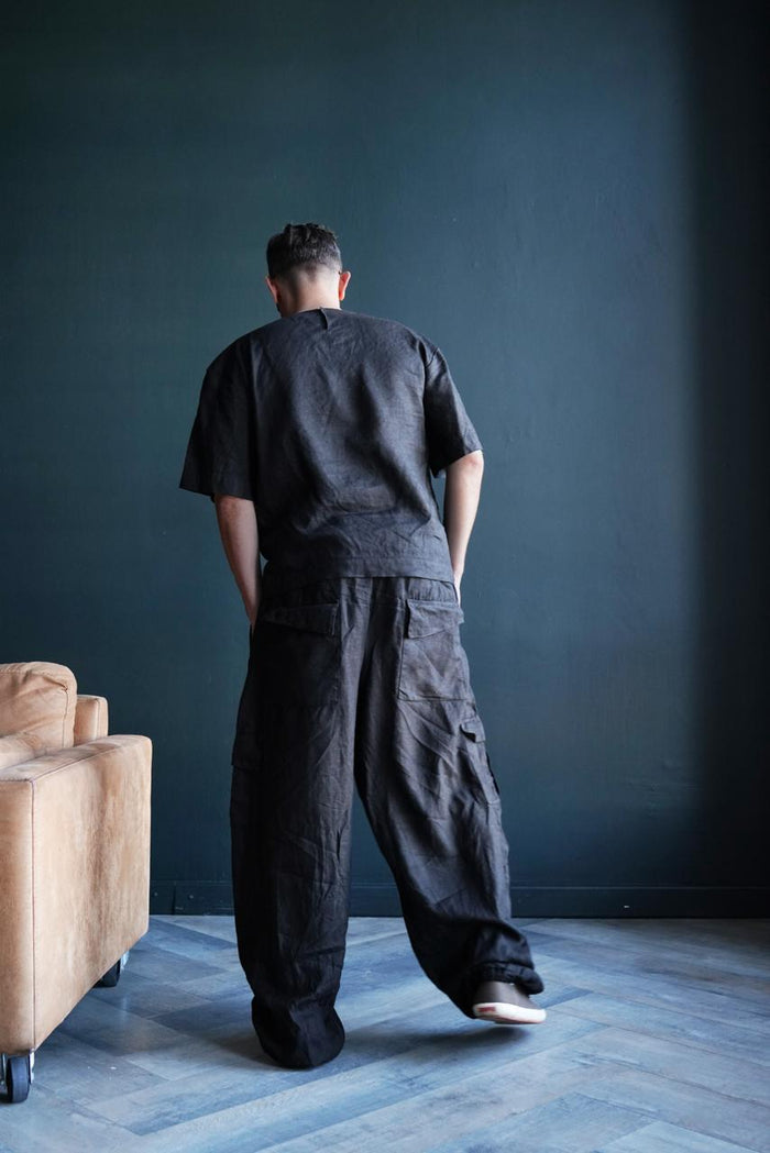 Harem Linen Pants ANDO - IN STOCK