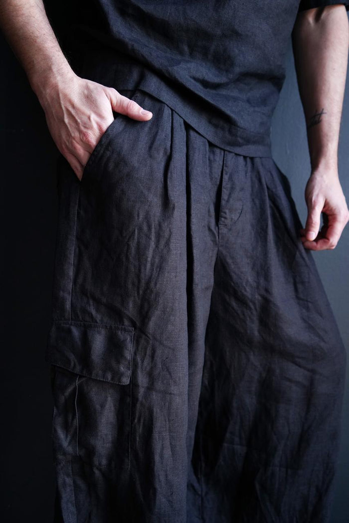 Harem Linen Pants ANDO - IN STOCK