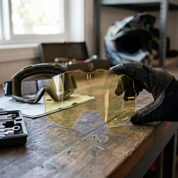 Gold Helios Crystal Lens — view 2