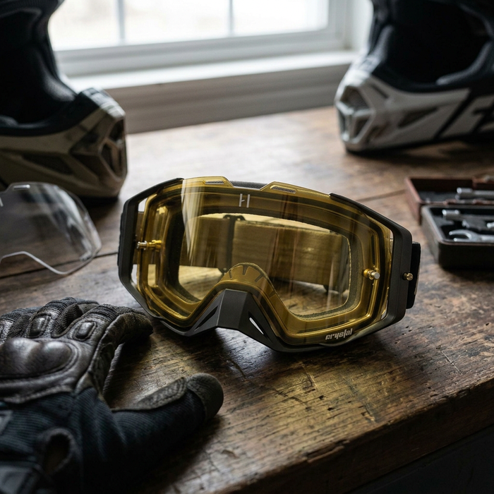 Gold Helios Crystal Dual Pane Lens — view 1