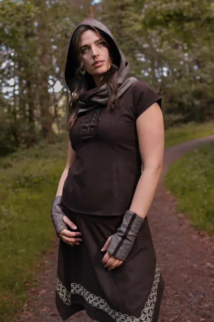 Celtic Fusion Design, Irish-designed folklore-inspired clothing created with a focus on sustainability, natural textures, and