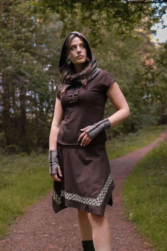 Celtic Fusion Design, Irish-designed folklore-inspired clothing created with a focus on sustainability, natural textures, and