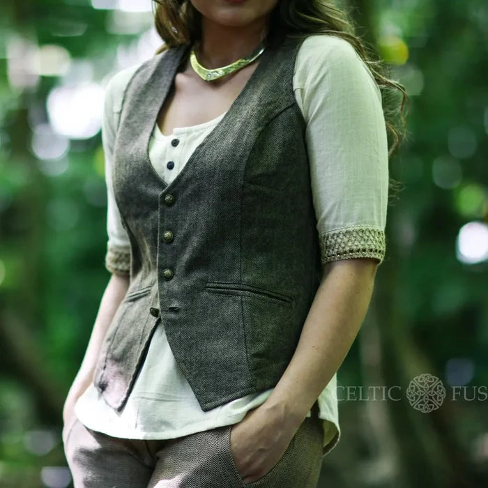 Celtic Fusion Design, Irish-designed folklore-inspired clothing created with a focus on sustainability, natural textures, and
