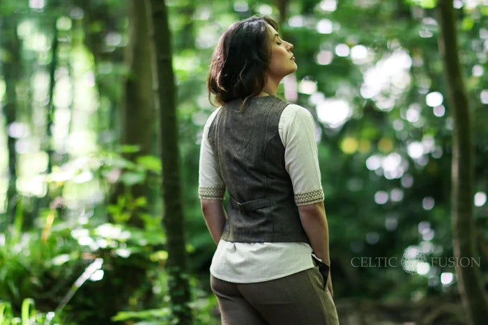 Celtic Fusion Design, Irish-designed folklore-inspired clothing created with a focus on sustainability, natural textures, and