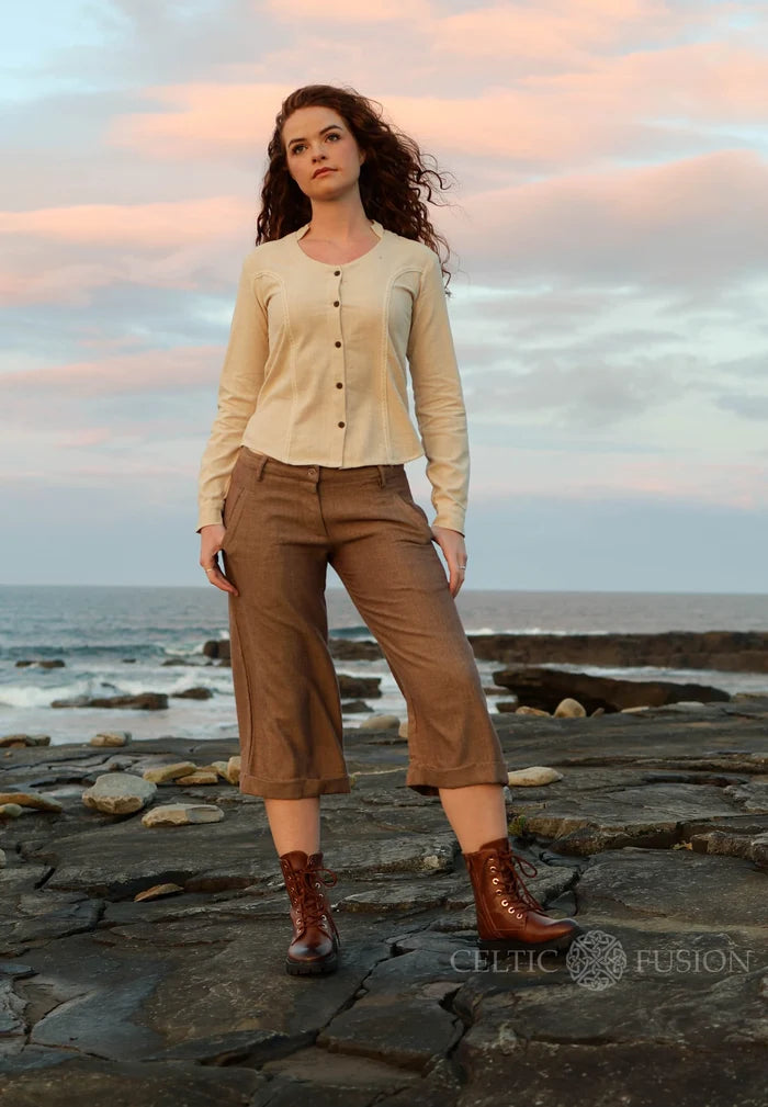 Celtic Fusion Design, Irish-designed folklore-inspired clothing created with a focus on sustainability, natural textures, and