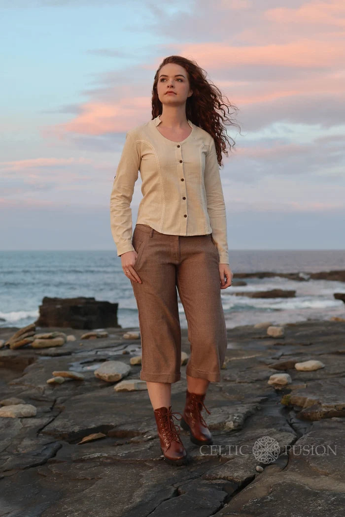 Celtic Fusion Design, Irish-designed folklore-inspired clothing created with a focus on sustainability, natural textures, and