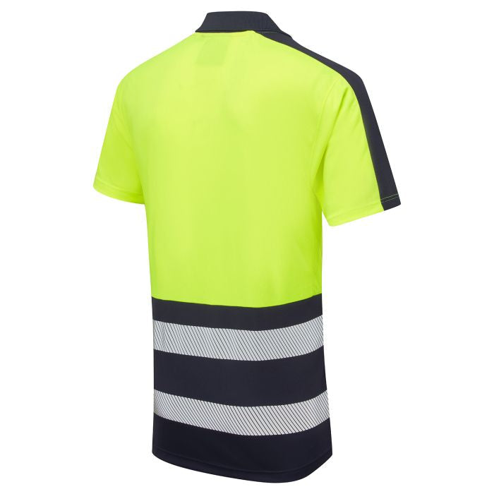 Hi-Vis Eco Coolair 2 Tone Polo Shirt