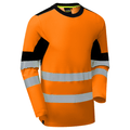 Hi-Vis Eco Long Sleeve Cotton Cool T-Shirt