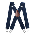 Thick Trouser 2 inch Adjustable Suspender - NAVY BLUE-2