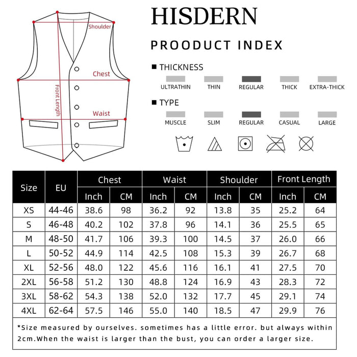 Formal Suit Vest - B2-NAVY BLUE