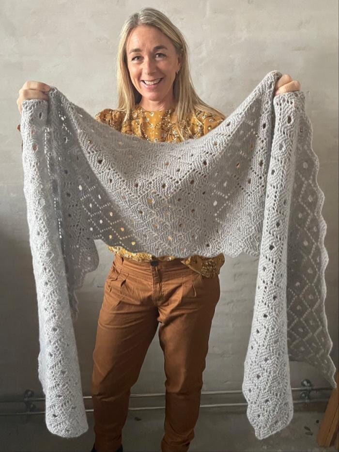 Hjerterum scarf, No 2 knitting kit Knitting kits Önling - Katrine Hannibal
