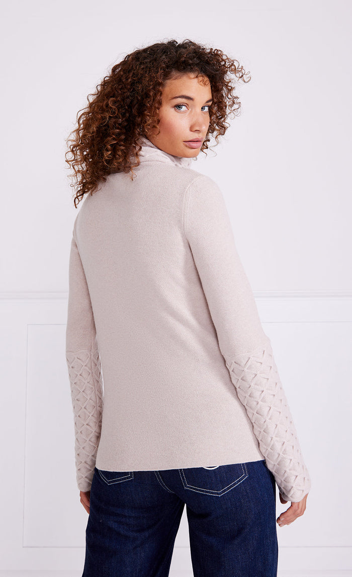 Honeycomb Knit Jumper - Buttermilk