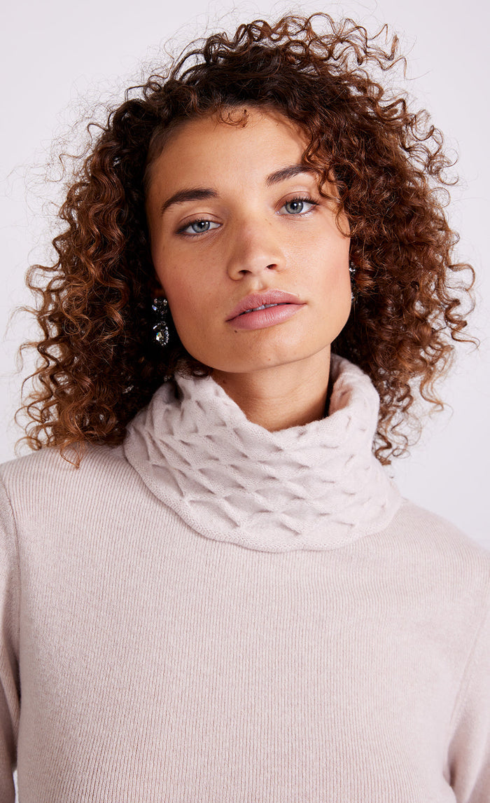 Honeycomb Knit Jumper - Buttermilk