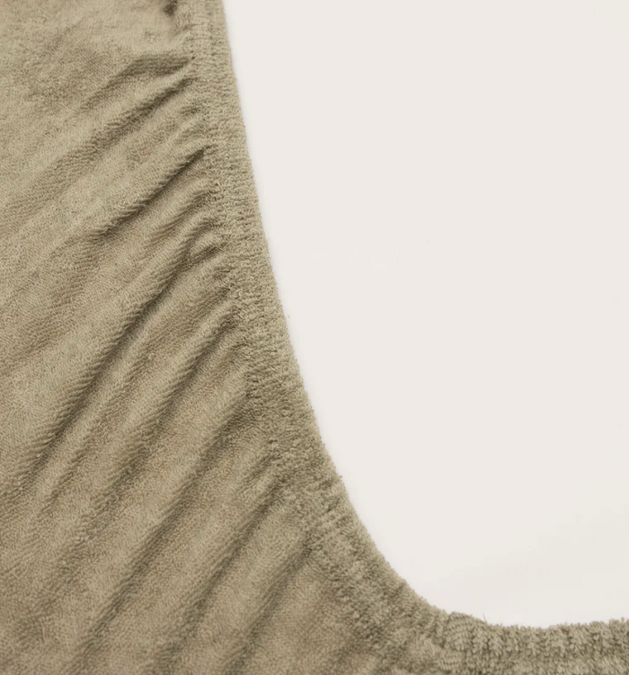 Housse Matelas à Langer | Éponge olive green