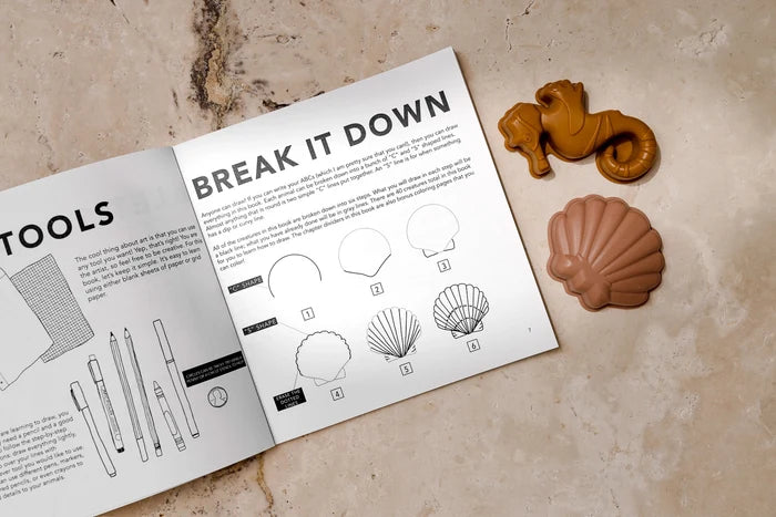 How To Draw Book - Under The Sea - Adored A Lovely Boutique