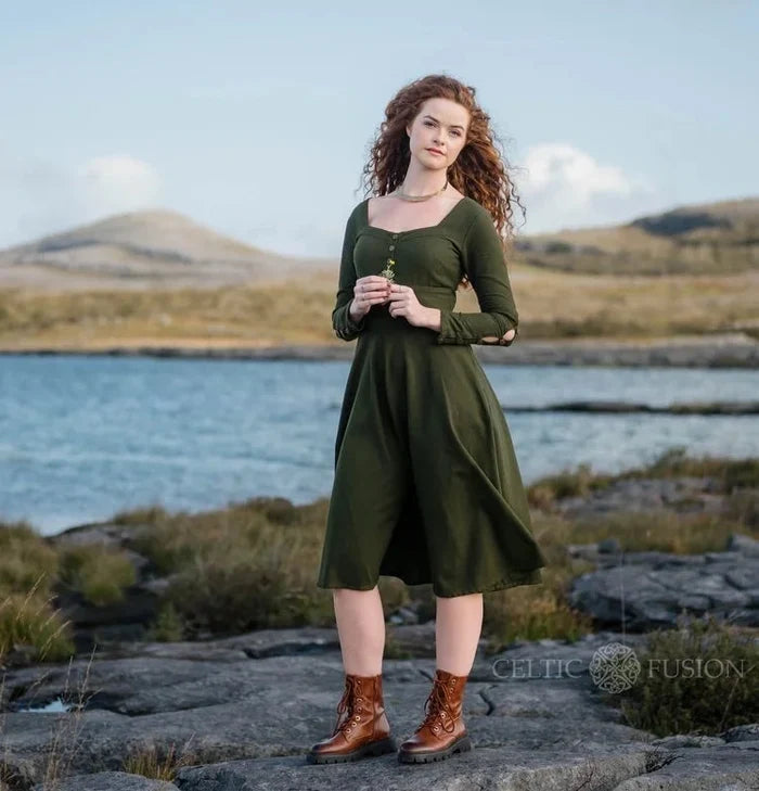 Celtic Fusion Design, Irish-designed folklore-inspired clothing created with a focus on sustainability, natural textures, and