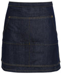 Jeans stitch denim waist apron