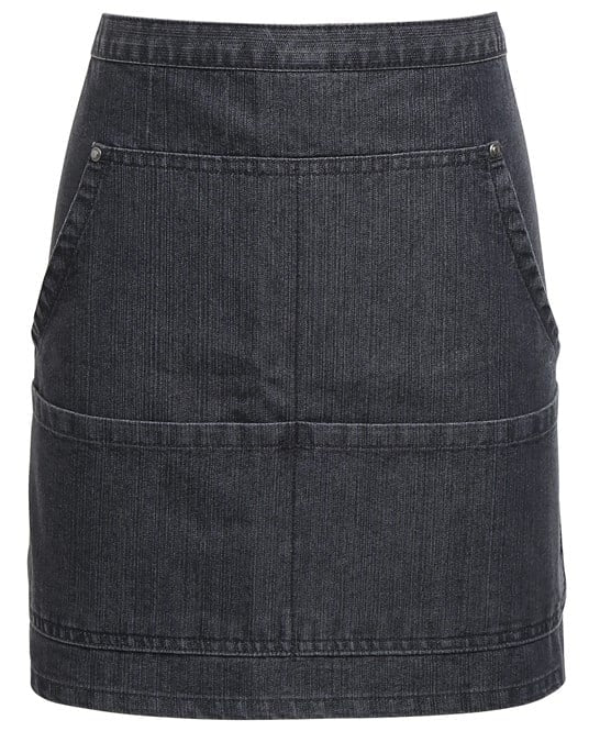 Jeans stitch denim waist apron