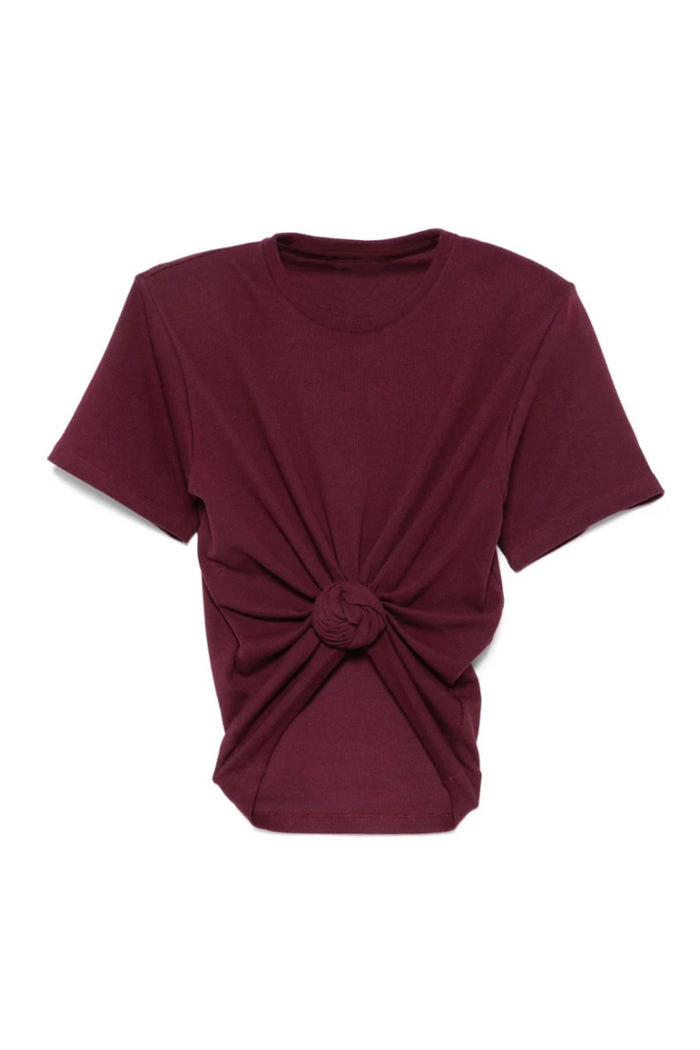 Jemma Ruch Twist T Shirt In Red
