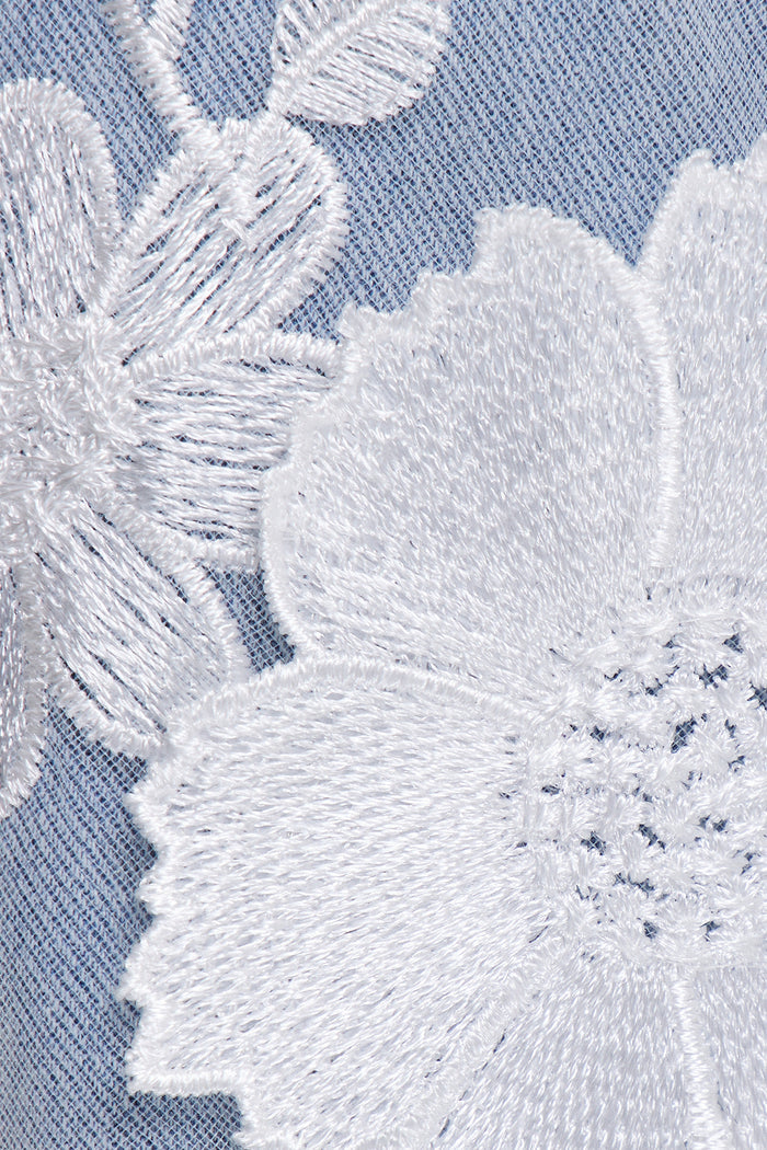 Judith Flower Embroidered Jeans