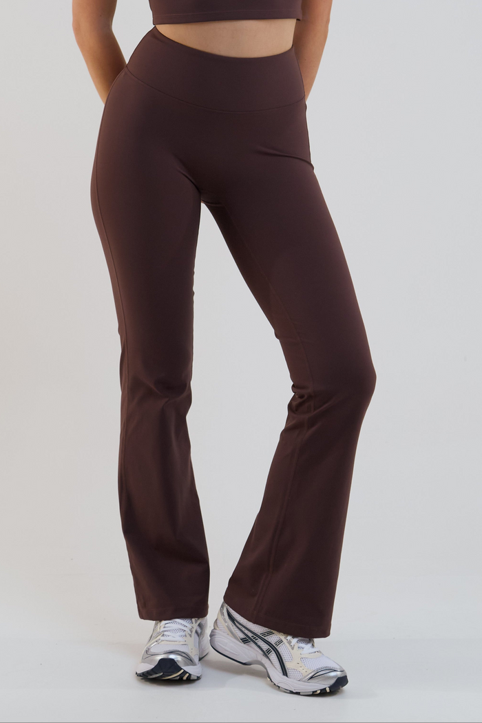Kairo 3-PACK High-Waisted Flared Leggings - Black, Grey & Navy