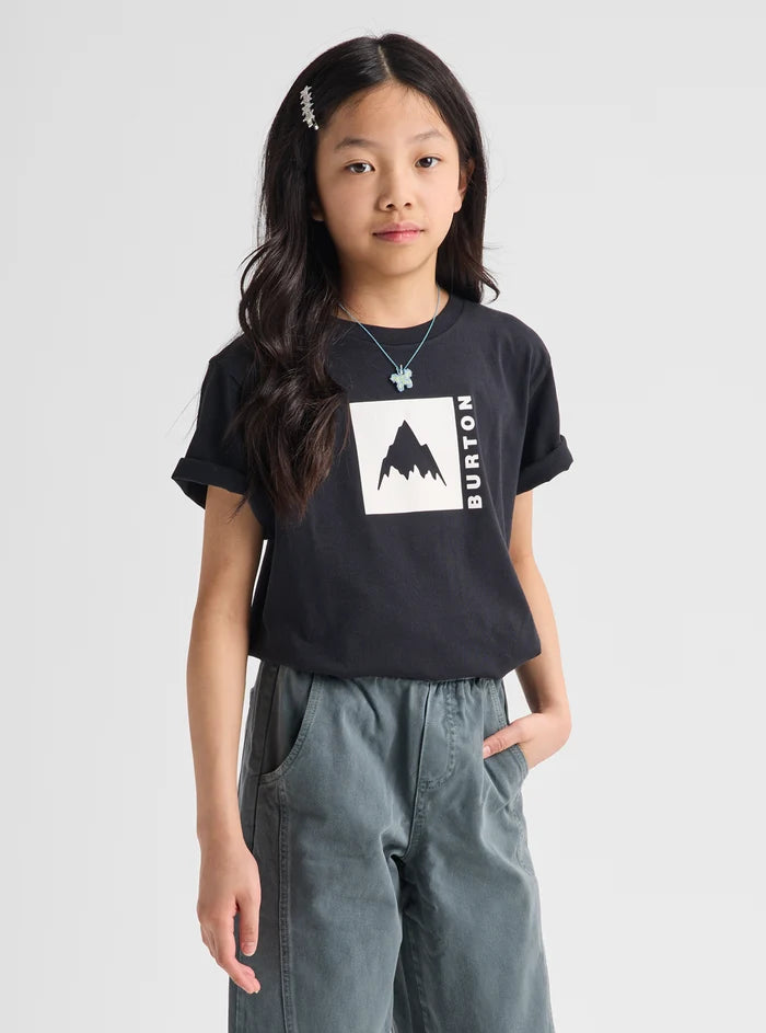 Product image of Kids' Burton Classic Mountain Short Sleeve T-Shirt[Variant:True Black]