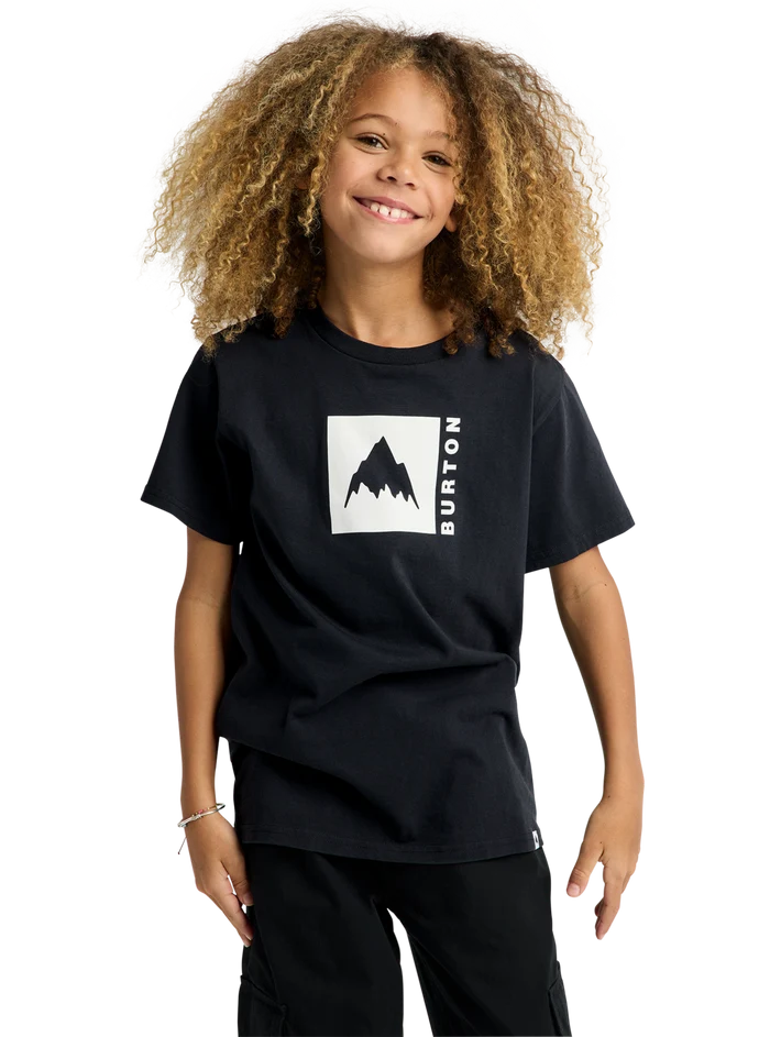 Product image of Kids' Burton Classic Mountain Short Sleeve T-Shirt[Variant:True Black]