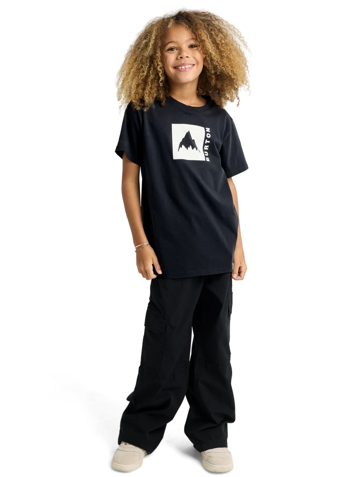 Product image of Kids' Burton Classic Mountain Short Sleeve T-Shirt[Variant:True Black]