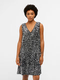 KINNE SEQUIN MINI DRESS (BLACK/SILVER)