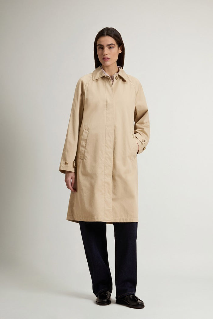 Ladies Water Resistant Long Coat