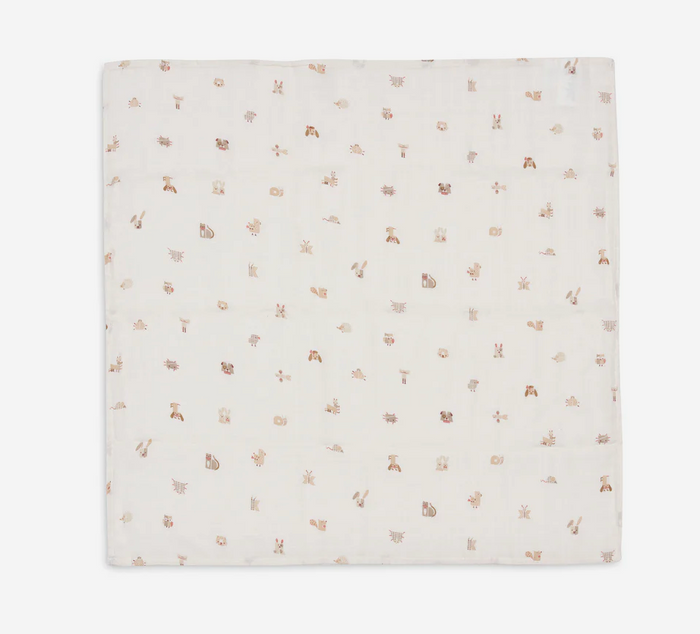 Langes gaze de coton | 70cm | Animal Friends
