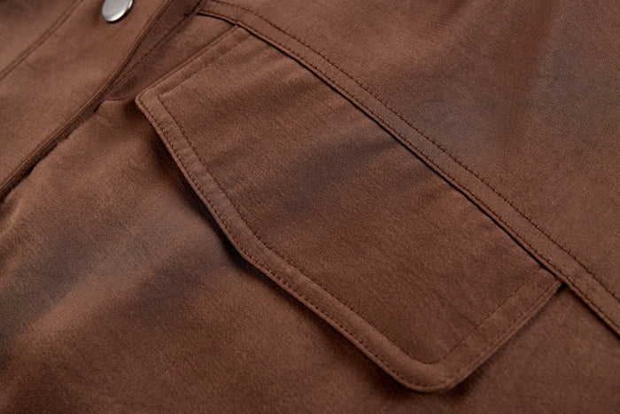Larissa-L-23-R Short Sleeveless Jacket