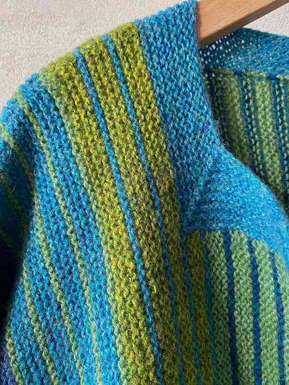 Lastrada by Hanne Falkenberg, 5 colors | 73 Thunder blue, 47 Sea blue, 29 Spring green, 30 Dusty green, 45 Azure