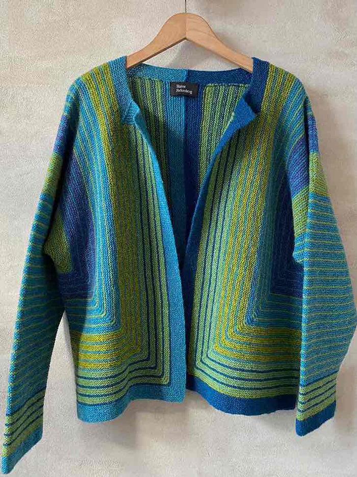 Lastrada by Hanne Falkenberg, 5 colors | 73 Thunder blue, 47 Sea blue, 29 Spring green, 30 Dusty green, 45 Azure