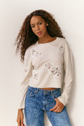 Lazuli Cashmere & Lace Sweater