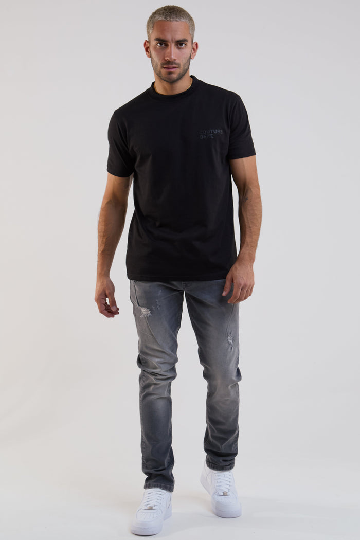 Legacy Taper Fit Stretch Denim Jeans - Grey