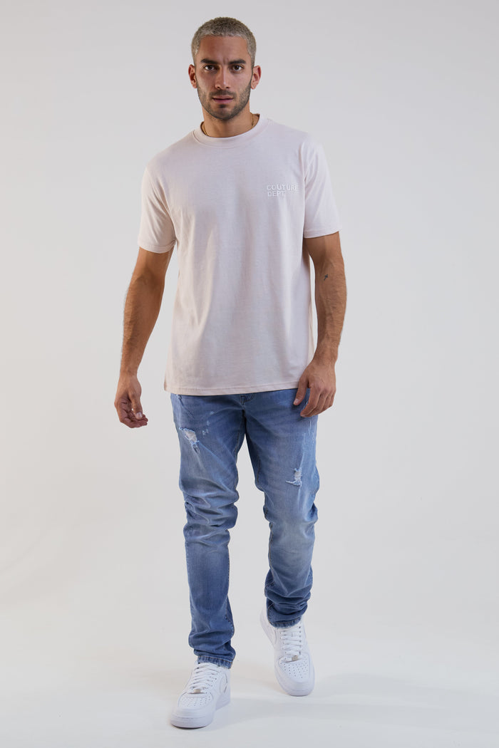 Legacy Taper Fit Stretch Denim Jeans - Light Blue