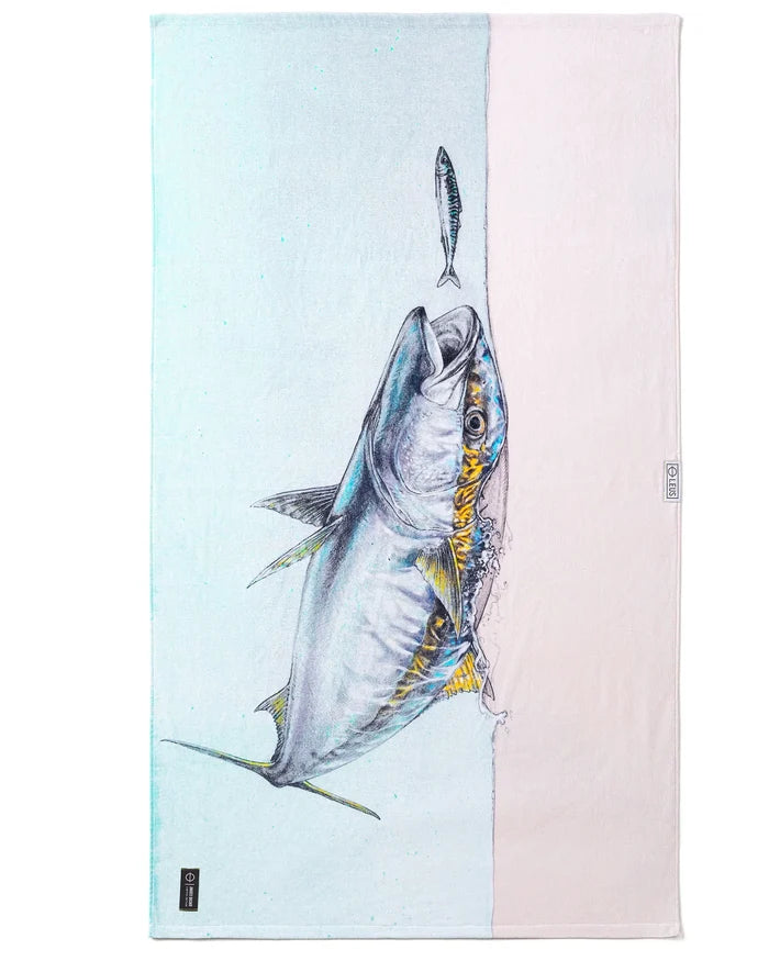 LEUS Yellowtail beach eco towel