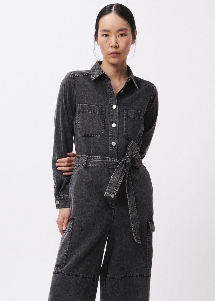LIDIJA L/S JUMPSUIT (ANTHRACITE)