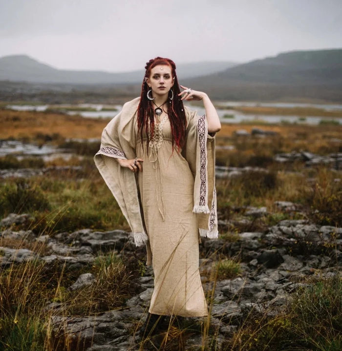 Celtic Fusion Design, Irish-designed folklore-inspired clothing created with a focus on sustainability, natural textures, and