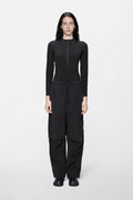 RAINS Light Woven Pants Wide Black Pants