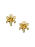 Lily Flower Post Earring