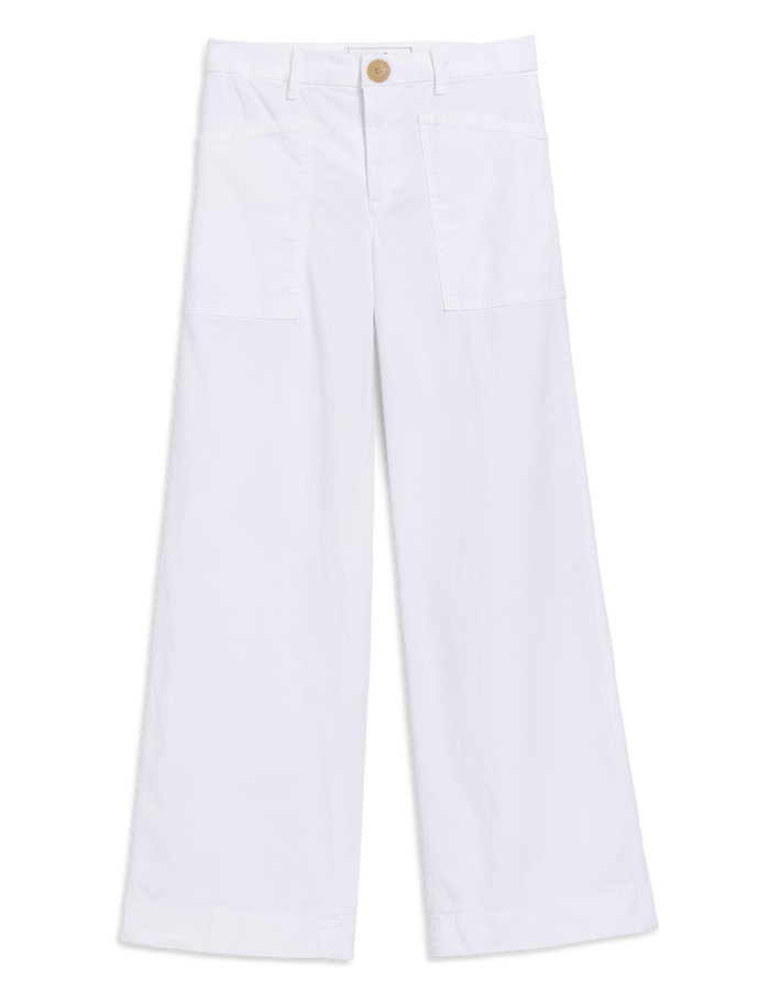 LIMERICK 31" White, Italian Peached Twill