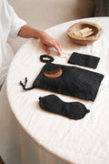 Linen Accessory Set BARBERRY in Black