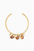 Logan Tay Gold Shell Choker