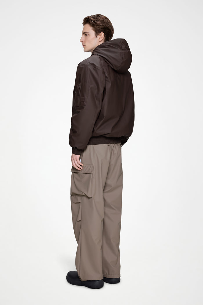 RAINS Lohja Insulated Bomber Jacket Bark Jacket